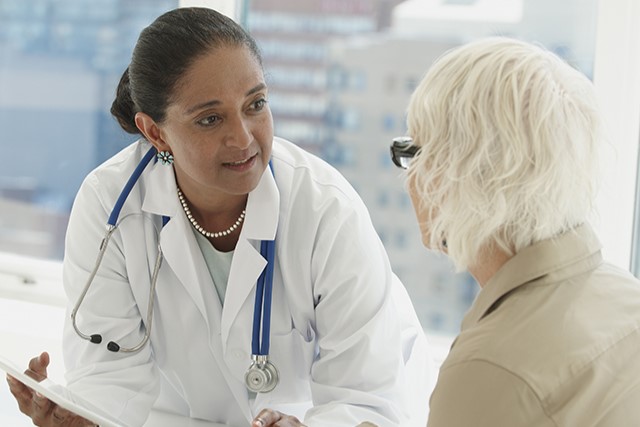 physician and patient