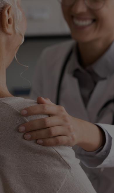 doctor with patient